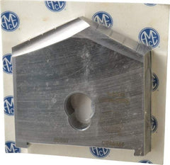 Allied Machine and Engineering - 3-5/16" Diam x 1/2" Thick, Seat Code F, 130° Included Angle Spade Drill Insert - Uncoated Powdered Metal, Powdered Metal, Series F - Apex Tool & Supply