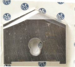 Allied Machine and Engineering - 4-1/8" Diam x 7/16" Thick, Seat Code G, 130° Included Angle Spade Drill Insert - Uncoated Powdered Metal, Powdered Metal, Series G - Apex Tool & Supply