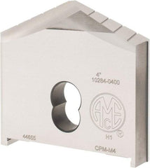 Allied Machine and Engineering - 4" Diam x 11/16" Thick, Seat Code H, 130° Included Angle Spade Drill Insert - Uncoated Powdered Metal, Powdered Metal, Series H - Apex Tool & Supply
