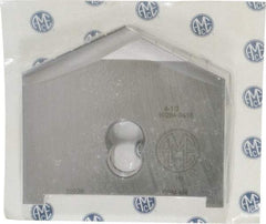 Allied Machine and Engineering - 4-1/2" Diam x 11/16" Thick, Seat Code H, 130° Included Angle Spade Drill Insert - Uncoated Powdered Metal, Powdered Metal, Series H - Apex Tool & Supply