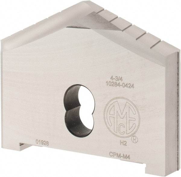 Allied Machine and Engineering - 4-3/4" Diam x 11/16" Thick, Seat Code H, 130° Included Angle Spade Drill Insert - Uncoated Powdered Metal, Powdered Metal, Series H - Apex Tool & Supply