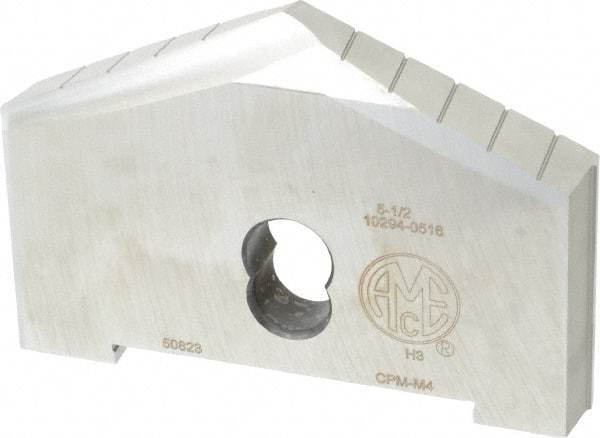 Allied Machine and Engineering - 5-1/2" Diam x 11/16" Thick, Seat Code H, 130° Included Angle Spade Drill Insert - Uncoated Powdered Metal, Powdered Metal, Series H - Apex Tool & Supply