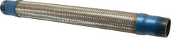 Mason Ind. - 1-1/4" Pipe, Braided Stainless Steel Single Arch Hose Pipe Expansion Joint - 18" Long, 500 Max psi, Male NPT - Apex Tool & Supply