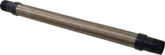 Mason Ind. - 1" Pipe, Braided Stainless Steel Single Arch Hose Pipe Expansion Joint - 18" Long, 580 Max psi, Male NPT - Apex Tool & Supply