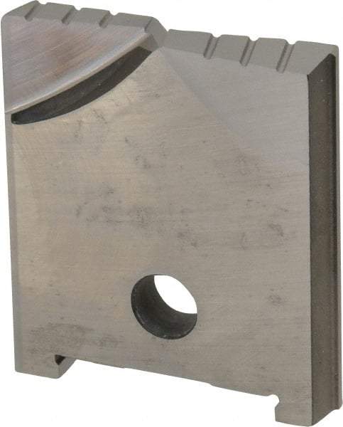 Allied Machine and Engineering - 1-13/16" Diam x 5/16" Thick, Seat Code C, Flat Bottom Spade Drill Insert - Uncoated Powdered Metal, Powdered Metal, Series C - Apex Tool & Supply