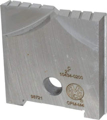 Allied Machine and Engineering - 2" Diam x 5/16" Thick, Seat Code C, Flat Bottom Spade Drill Insert - Uncoated Powdered Metal, Powdered Metal, Series C - Apex Tool & Supply