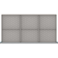LISTA - 6-Compartment Drawer Divider Layout for 3.15" High Drawers - Apex Tool & Supply