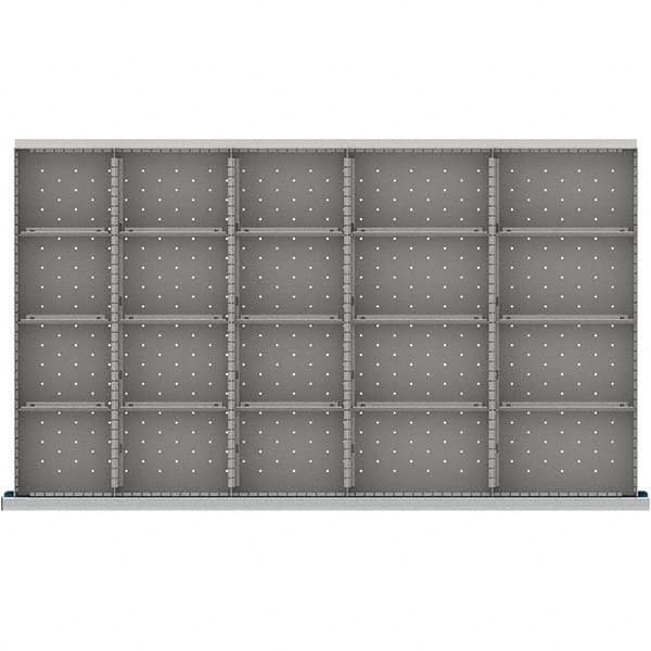 LISTA - 20-Compartment Drawer Divider Layout for 3.15" High Drawers - Apex Tool & Supply