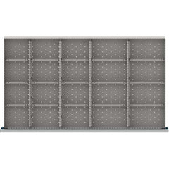 LISTA - 20-Compartment Drawer Divider Layout for 3.15" High Drawers - Apex Tool & Supply