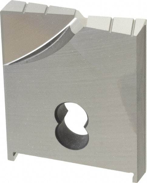 Allied Machine and Engineering - 2" Diam x 3/8" Thick, Seat Code D, Flat Bottom Spade Drill Insert - Uncoated Powdered Metal, Powdered Metal, Series D - Apex Tool & Supply