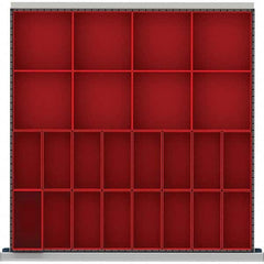 LISTA - 24-Compartment Drawer Divider Layout for 3.15" High Drawers - Apex Tool & Supply