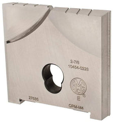 Allied Machine and Engineering - 2-7/8" Diam x 7/16" Thick, Seat Code E, Flat Bottom Spade Drill Insert - Uncoated Powdered Metal, Powdered Metal, Series E - Apex Tool & Supply