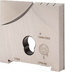 Allied Machine and Engineering - 3" Diam x 7/16" Thick, Seat Code E, Flat Bottom Spade Drill Insert - Uncoated Powdered Metal, Powdered Metal, Series E - Apex Tool & Supply