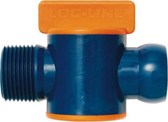 Loc-Line - 3/4" ID Coolant Hose NPT Valve - Male to Female Connection, Acetal Copolymer Body, NPT, Use with Loc-Line Modular Hose Systems - Apex Tool & Supply