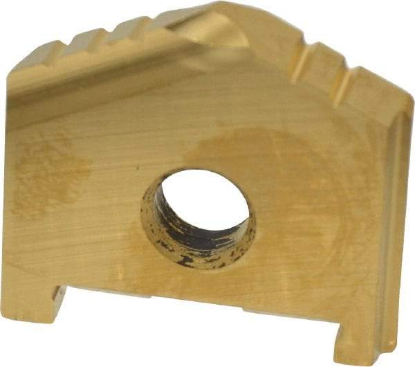 Allied Machine and Engineering - 1-1/16" Diam x 3/16" Thick, Seat Code A, 130° Included Angle Spade Drill Insert - TiN Coated, High Speed Steel, Series A - Apex Tool & Supply