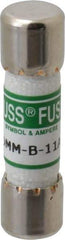 Cooper Bussmann - 1,000 VAC/VDC, 11 Amp, Fast-Acting General Purpose Fuse - 38.1mm OAL, 10mm Diam - Apex Tool & Supply