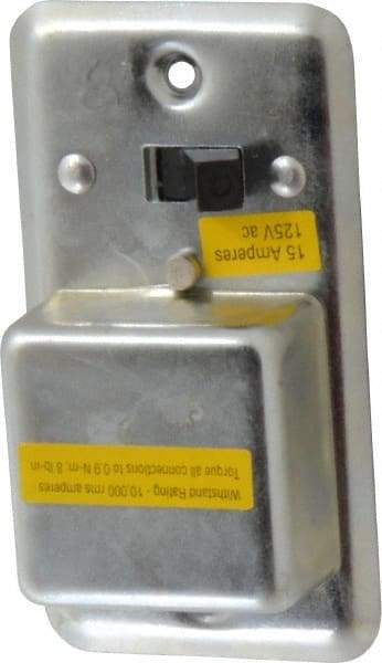 Cooper Bussmann - 125 VAC, Indicating Fuse Cover - For Use with 2-1/4 Inch Handy Boxes, FUSTAT Plug Fuses and FUSTRON Plug Fuses - Apex Tool & Supply