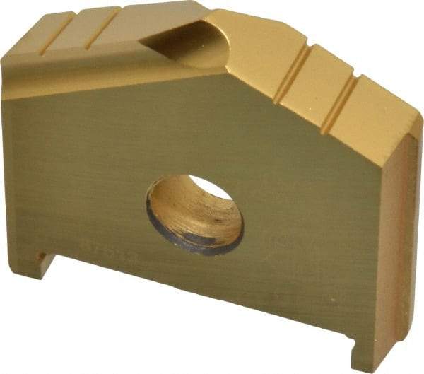 Allied Machine and Engineering - 1-9/16" Diam x 11/16" Thick, Seat Code C, 130° Included Angle Spade Drill Insert - TiN Coated, High Speed Steel, Series C - Apex Tool & Supply