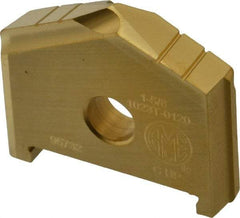 Allied Machine and Engineering - 1-5/8" Diam x 11/16" Thick, Seat Code C, 130° Included Angle Spade Drill Insert - TiN Coated, High Speed Steel, Series C - Apex Tool & Supply