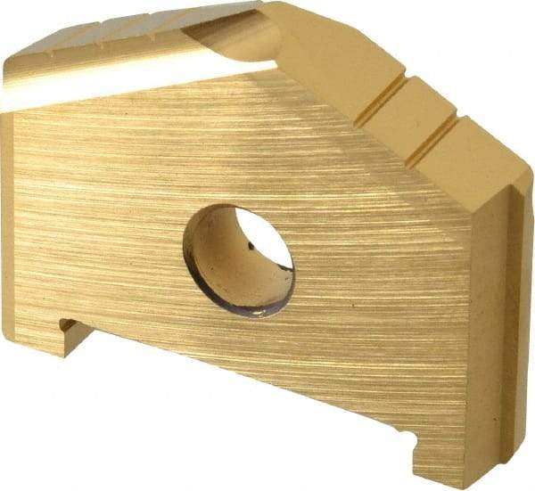 Allied Machine and Engineering - 1-3/4" Diam x 5/16" Thick, Seat Code C, 130° Included Angle Spade Drill Insert - TiN Coated, High Speed Steel, Series C - Apex Tool & Supply