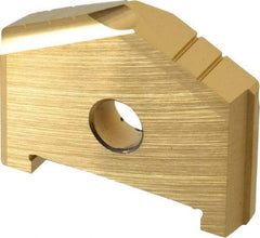 Allied Machine and Engineering - 1-3/4" Diam x 5/16" Thick, Seat Code C, 130° Included Angle Spade Drill Insert - TiN Coated, High Speed Steel, Series C - Apex Tool & Supply