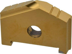 Allied Machine and Engineering - 1-13/16" Diam x 5/8" Thick, Seat Code C, 130° Included Angle Spade Drill Insert - TiN Coated, High Speed Steel, Series C - Apex Tool & Supply