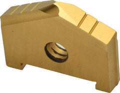 Allied Machine and Engineering - 1-27/32" Diam x 5/16" Thick, Seat Code C, 130° Included Angle Spade Drill Insert - TiN Coated, High Speed Steel, Series C - Apex Tool & Supply