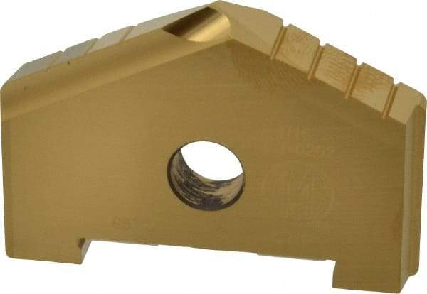 Allied Machine and Engineering - 2-1/16" Diam x 5/8" Thick, Seat Code C, 130° Included Angle Spade Drill Insert - TiN Coated, High Speed Steel, Series C - Apex Tool & Supply