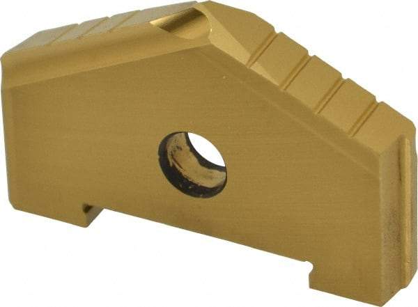 Allied Machine and Engineering - 2-3/16" Diam x 5/8" Thick, Seat Code C, 130° Included Angle Spade Drill Insert - TiN Coated, High Speed Steel, Series C - Apex Tool & Supply