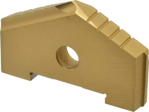 Allied Machine and Engineering - 2-5/16" Diam x 3/16" Thick, Seat Code C, 130° Included Angle Spade Drill Insert - TiN Coated, High Speed Steel, Series C - Apex Tool & Supply