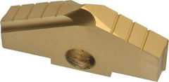 Allied Machine and Engineering - 2-1/2" Diam x 3/8" Thick, Seat Code D, 130° Included Angle Spade Drill Insert - TiN Coated, High Speed Steel, Series D - Apex Tool & Supply