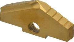 Allied Machine and Engineering - 2-3/4" Diam x 3/8" Thick, Seat Code D, 130° Included Angle Spade Drill Insert - TiN Coated, High Speed Steel, Series D - Apex Tool & Supply
