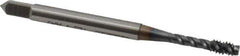 OSG - 3/4-10 UNC 4 Flute Bottoming Spiral Flute Tap - Vanadium High Speed Steel, TiCN Finish, 4-1/4" OAL, Right Hand Flute, Right Hand Thread, H3, Series 303 - Apex Tool & Supply