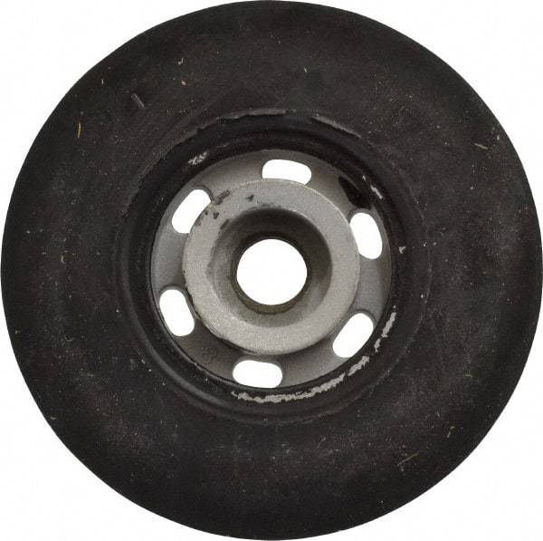Made in USA - 4-1/2" Diam Disc Backing Smooth Backing Pad - 5/8" Shank Diam, Hard Density, 11,000 RPM - Apex Tool & Supply