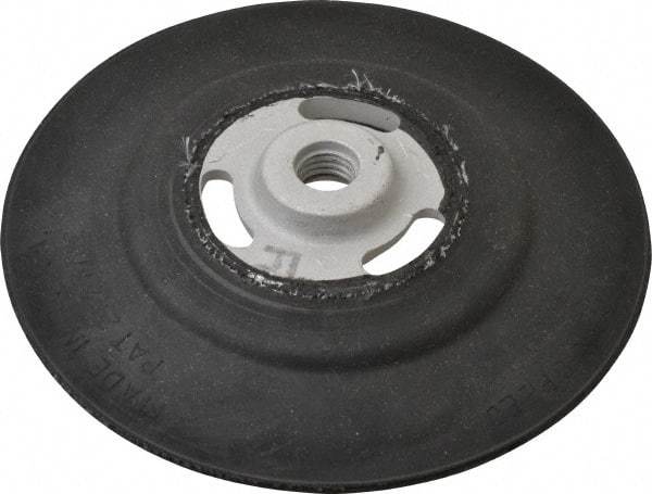 Made in USA - 7" Diam Disc Backing Smooth Backing Pad - Soft Density, 7,000 RPM - Apex Tool & Supply