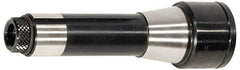 Spirit Tool - 1-1/4" Diam Milling Machine Arbor - Semi-Flush Style, Taper Shank, 4.8" OAL, R8 Taper - Exact Industrial Supply