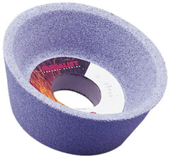 Grier Abrasives - 4 Inch Diameter x 1-1/4 Inch Hole x 1-1/2 Inch Thick, 60 Grit Tool and Cutter Grinding Wheel - Apex Tool & Supply