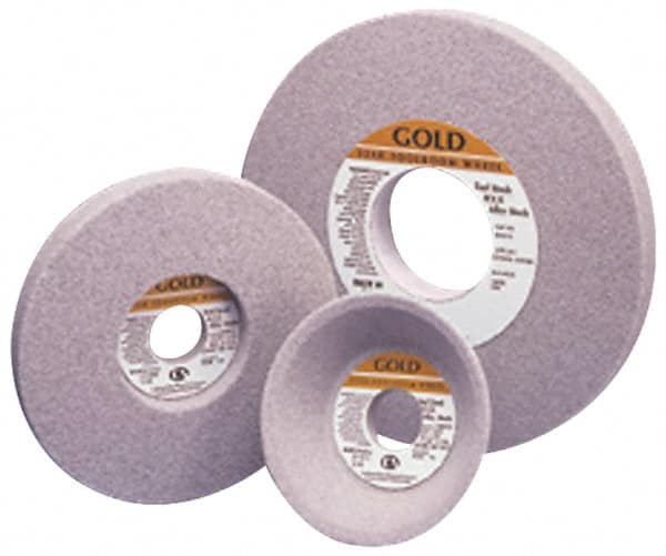 Grier Abrasives - 8" Diam x 1-1/4" Hole x 1/2" Thick, K Hardness, 80 Grit Surface Grinding Wheel - Apex Tool & Supply