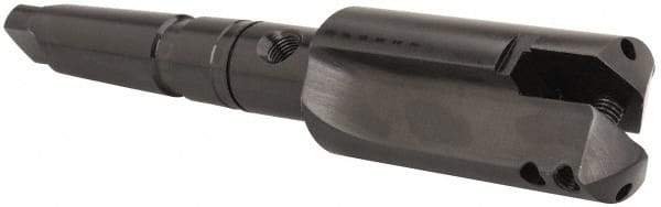 Allied Machine and Engineering - Series D, 2 to 2-7/8" Diam, 4MT Taper Shank, Straight Flute Spade Drill - 4-1/2" Max Depth, 7-7/16" Body Length, 11-1/16" OAL, Short Length, Through Coolant - Apex Tool & Supply