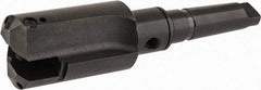 Allied Machine and Engineering - Series G, 3-1/2 to 4-1/2" Diam, 5MT Taper Shank, Straight Flute Spade Drill - 6" Max Depth, 10" Body Length, 14-7/16" OAL, Short Length, Through Coolant - Apex Tool & Supply