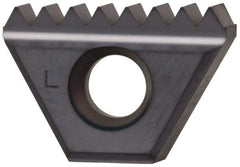 Kennametal - 14 TPI, Internal/External Thread, NPTF Standard, STN KC635M Grade Thread Mill Insert - Carbide, TiAlN Coating - Apex Tool & Supply