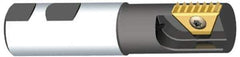 Kennametal - 0.354" Cut Diam, 0.67" Max Depth of Cut, 3/4" Shank Diam, Internal/External Indexable Thread Mill - Insert Style STN 10, 0.41" Insert Size, 1 Insert, Toolholder Style K035, 3.3" OAL - Apex Tool & Supply
