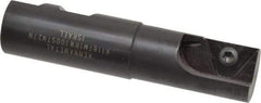 Kennametal - 1.18" Cut Diam, 2.03" Max Depth of Cut, 1" Shank Diam, Internal/External Indexable Thread Mill - Insert Style STN 27, 1.06" Insert Size, 1 Insert, Toolholder Style K118, 4.38" OAL - Apex Tool & Supply