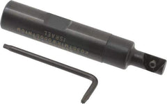 Kennametal - 0.354" Cut Diam, 0.47" Max Depth of Cut, 1/2" Shank Diam, Internal/External Indexable Thread Mill - Insert Style STN 10, 0.41" Insert Size, 1 Insert, Toolholder Style K035, 2.72" OAL - Apex Tool & Supply