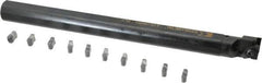 Kennametal - Right Hand Cut, 1" Shank Width Indexable Threading Toolholder - 12" OAL, N.3L Insert Compatibility, A16NER3 Toolholder, Series Top Notch - Apex Tool & Supply