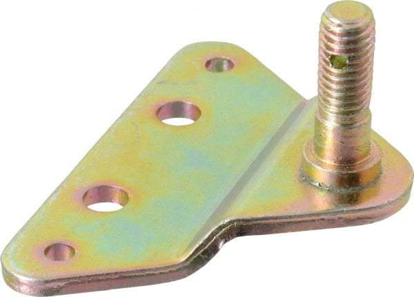 Value Collection - 0.39" Diam Yellow Zinc Offset Bracket - For Hydraulic Dampers & Gas Springs - Apex Tool & Supply