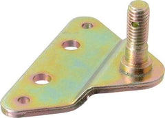 Value Collection - 0.39" Diam Yellow Zinc Offset Bracket - For Hydraulic Dampers & Gas Springs - Apex Tool & Supply