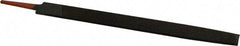 Simonds File - 14" Long, Bastard Cut, Flat American-Pattern File - Double Cut, 5/16" Overall Thickness, Tang - Apex Tool & Supply