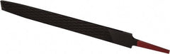 Simonds File - 10" Long, Flat American-Pattern File - Single Cut, 1/4" Overall Thickness, Tang - Apex Tool & Supply