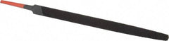 Simonds File - 8" Long, Bastard Cut, Triangle American-Pattern File - Double Cut, 5/8" Overall Thickness, Tang - Apex Tool & Supply